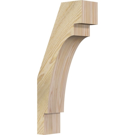 4W X 10D X 22H Merced Rough Sawn Knee Brace, Douglas Fir